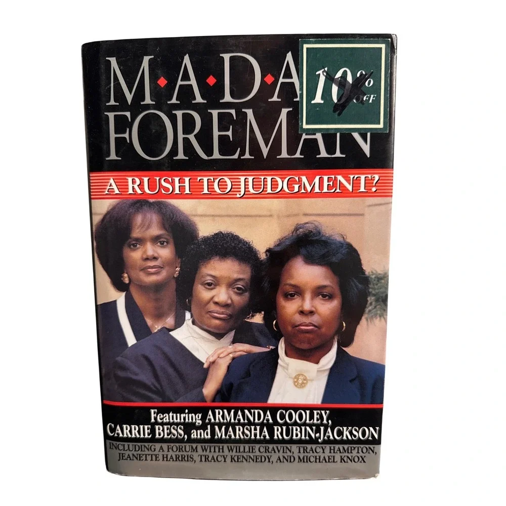 Madam Foreman A Rush to Judgment OJ Simpson Trial Jurors Hardcover 1995 Book